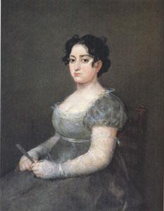 Francisco de Goya The Woman with a Fan (mk05) Sweden oil painting art